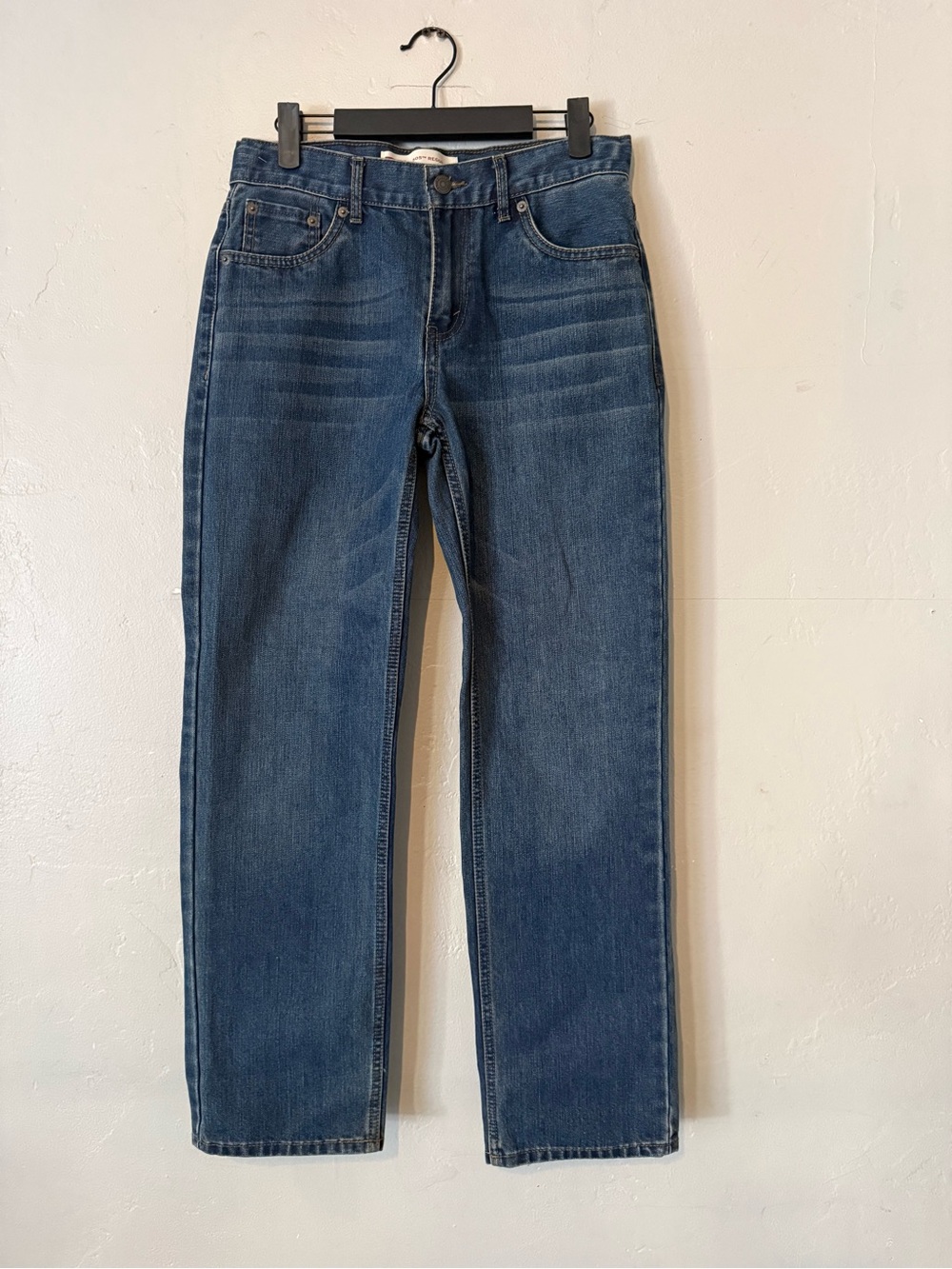 Levis 505 Classic Kids Blue Straight-Leg Jeans Cinch Pull Tab
